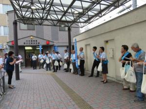 西川口駅西口非行防止キャンペーン風景2