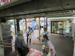 西川口駅西口非行防止キャンペーン風景4