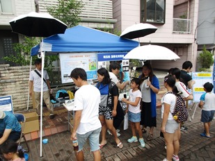 熊谷打ち水イベント1