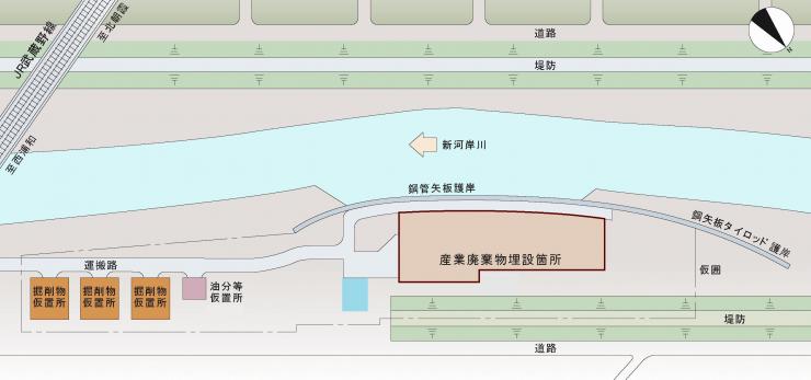 現場平面図の画像