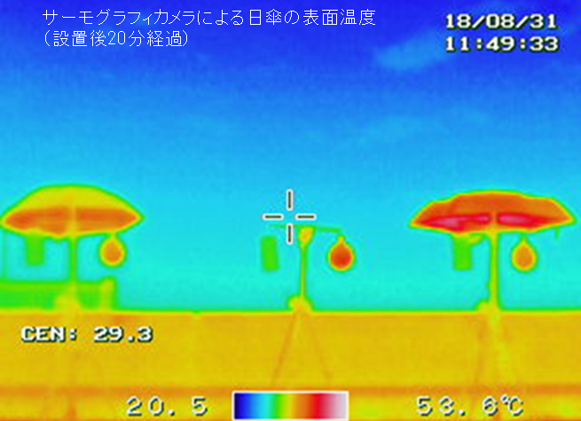 サーモグラフィカメラ画像