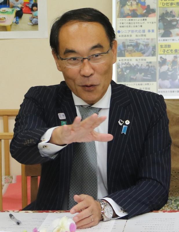 どこでも知事室ホームページの知事写真