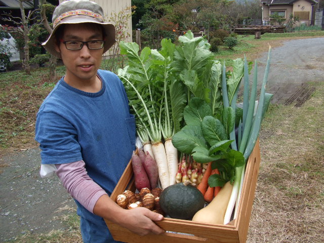 野菜と主山さん