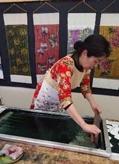 岩野さん捺染
