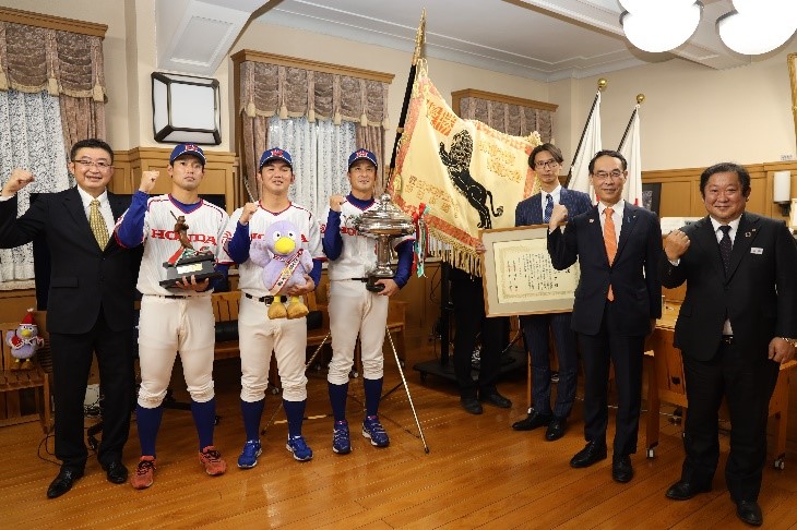 Honda硬式野球部の第91回都市対抗野球大会優勝報告