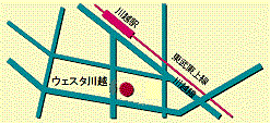 川越県税事務所の地図