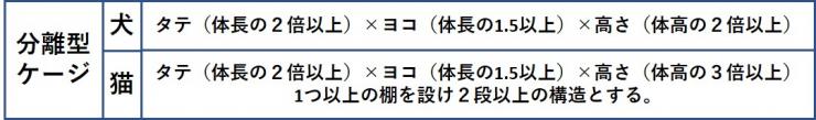 分離型の基準