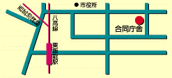 飯能県税事務所の地図