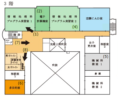 3階平面図