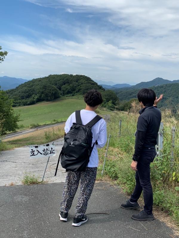 皆野町天空のポピー会場の視察