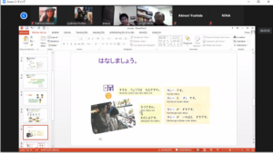 オンライン日本語教室の様子2