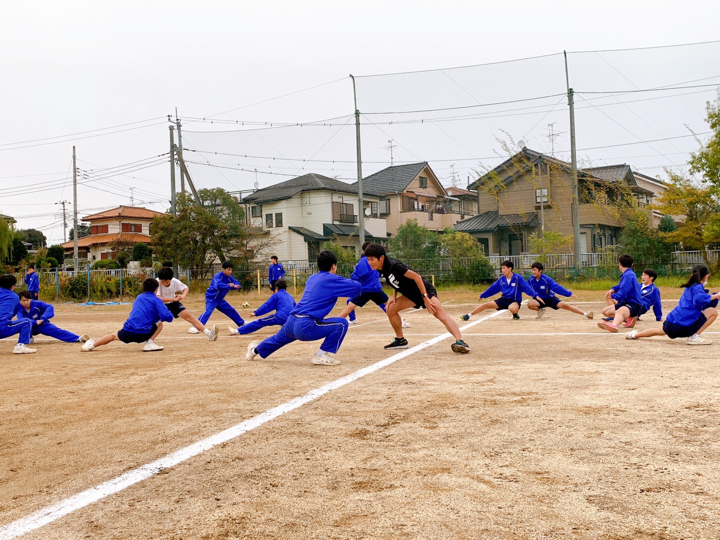 川内選手と部活動