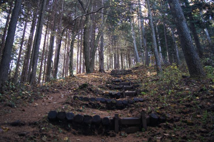 静寂に包まれた山