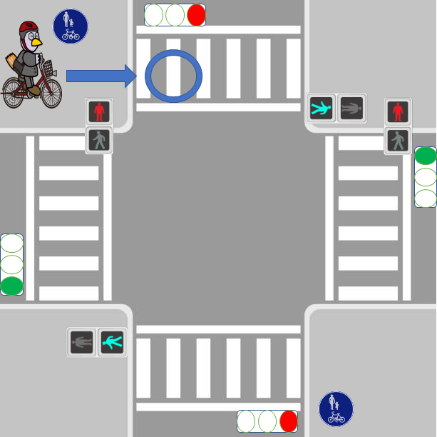 歩道通行歩行者ない