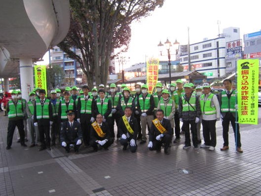 写真：久喜駅キャンペーンの様子