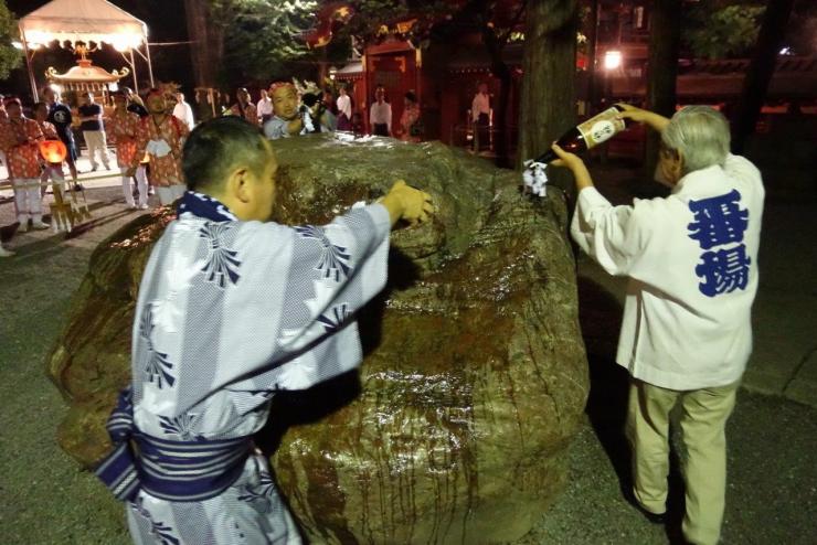 番場町のお水取り行事