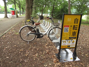 貸出用自転車