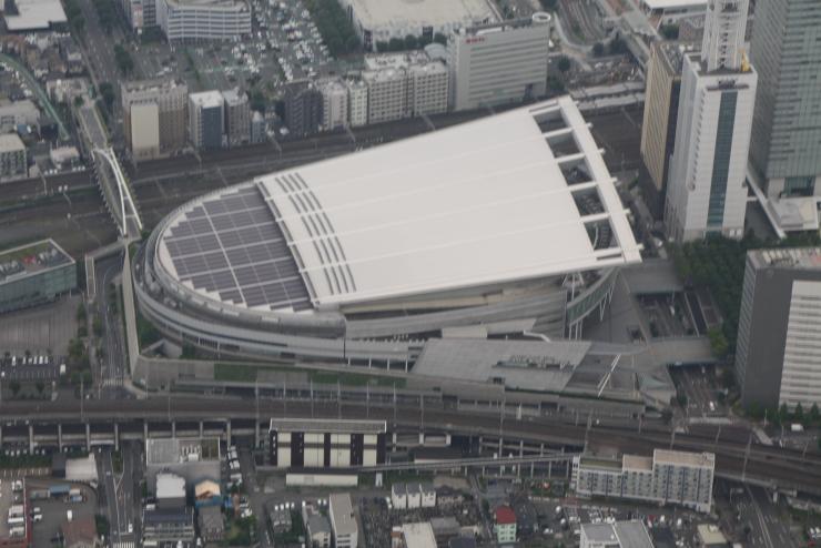 さいたまスーパーアリーナの空撮写真