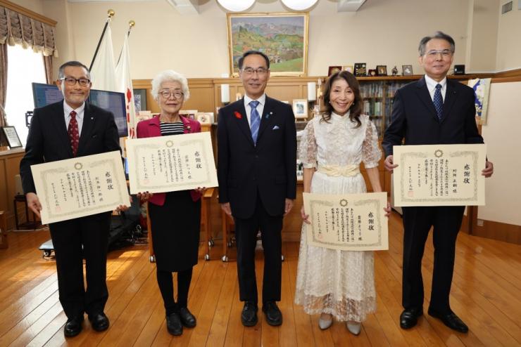 埼玉県文化振興基金への寄附に対する感謝状贈呈式
