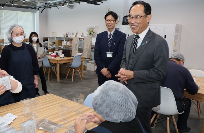 ふれあい訪問（県央地域）Bistaはなのまちこうのす