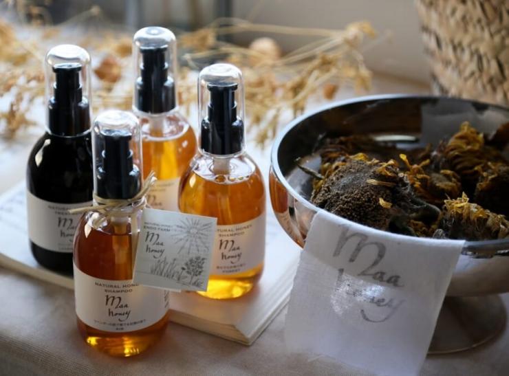 maa honeyはちみつシャンプー3種の香りとはちみつトリートメントのお得なセット