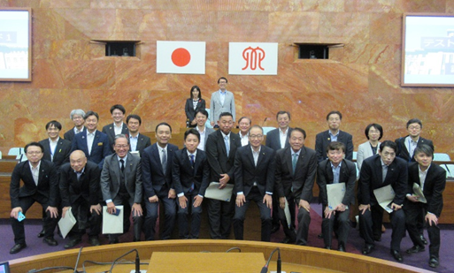 写真：議会運営委員会集合