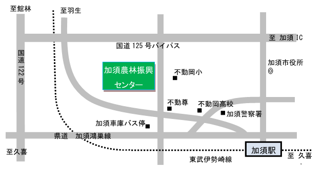 加須農林振興センター地図
