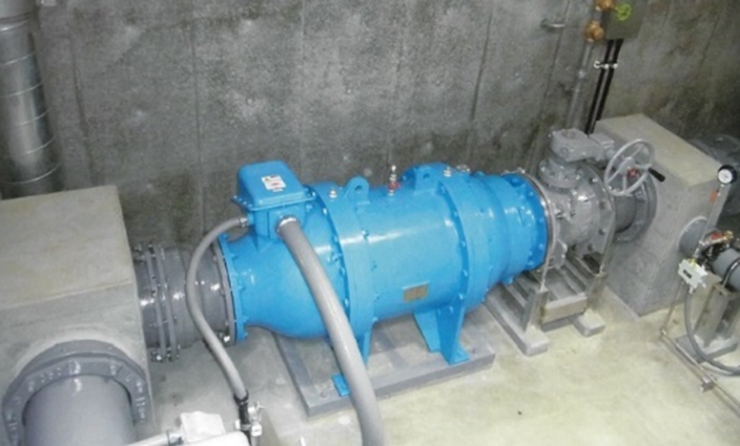 写真：高坂小水力発電設備