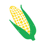 トウモロコシのイラスト