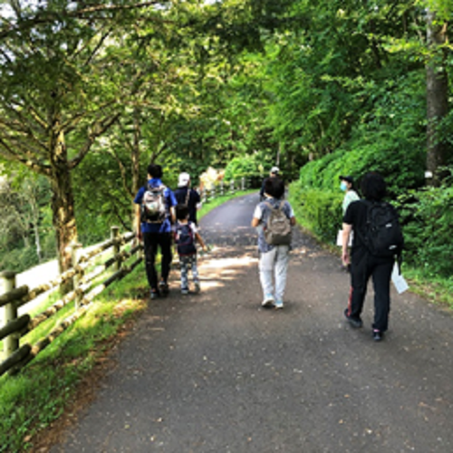 県民の森散策の様子の写真