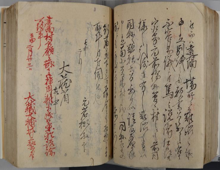 写真3 本書収録史料の一例（「多摩郡南小曽木村他三ヶ村願ノ儀元岩槻県ヨリ大蔵省ヘ伺」）