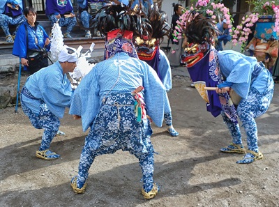 画像：浦山大日堂獅子舞