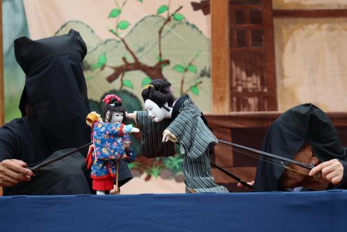画像：白久串人形芝居
