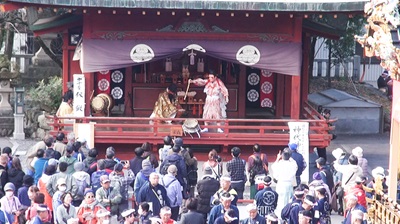 画像：秩父神社神楽