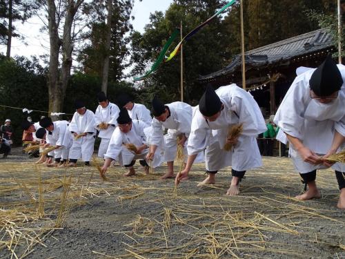 画像：椋神社御田植祭