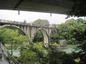 秩父橋の下から見た旧秩父橋