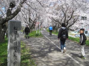 日本桜の会の碑