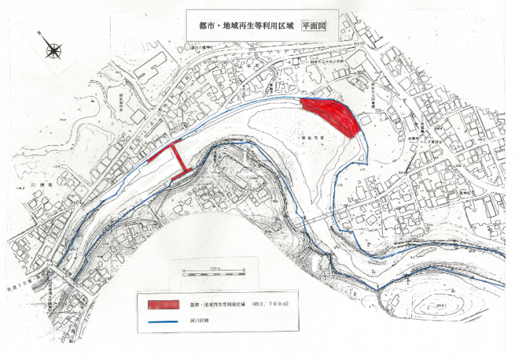 平面図（飯能河原及び周辺）