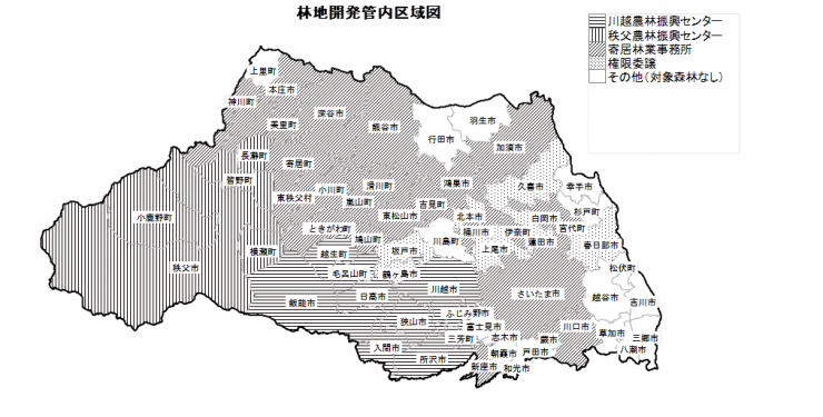 対象となる森林